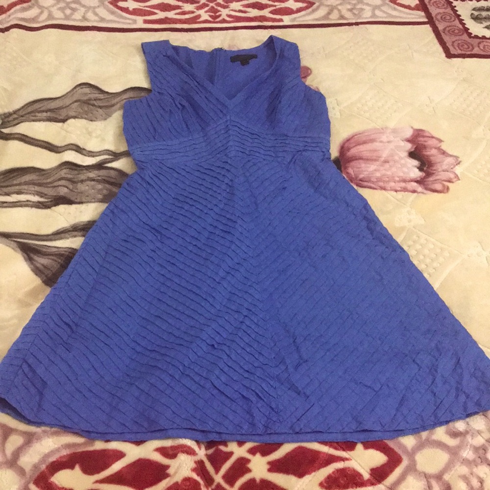 J.CREW DRESS COTTON SIZE 6 blue pre owned